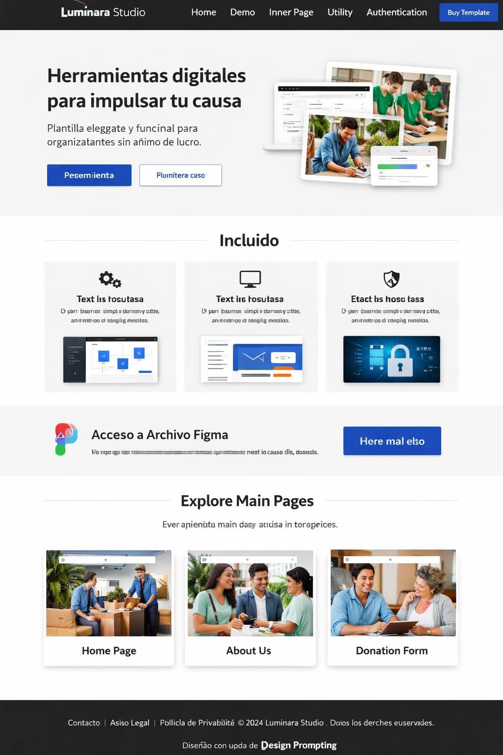 Campus Neon — vista previa del theme