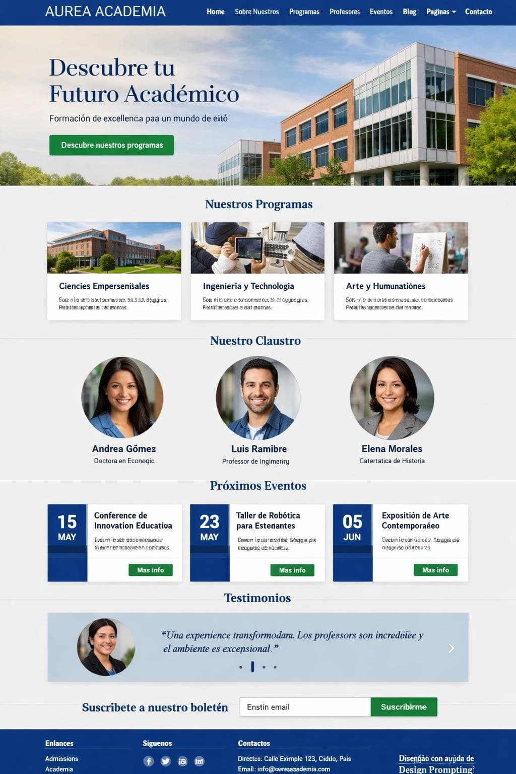 Campus Online Alba — vista previa del theme