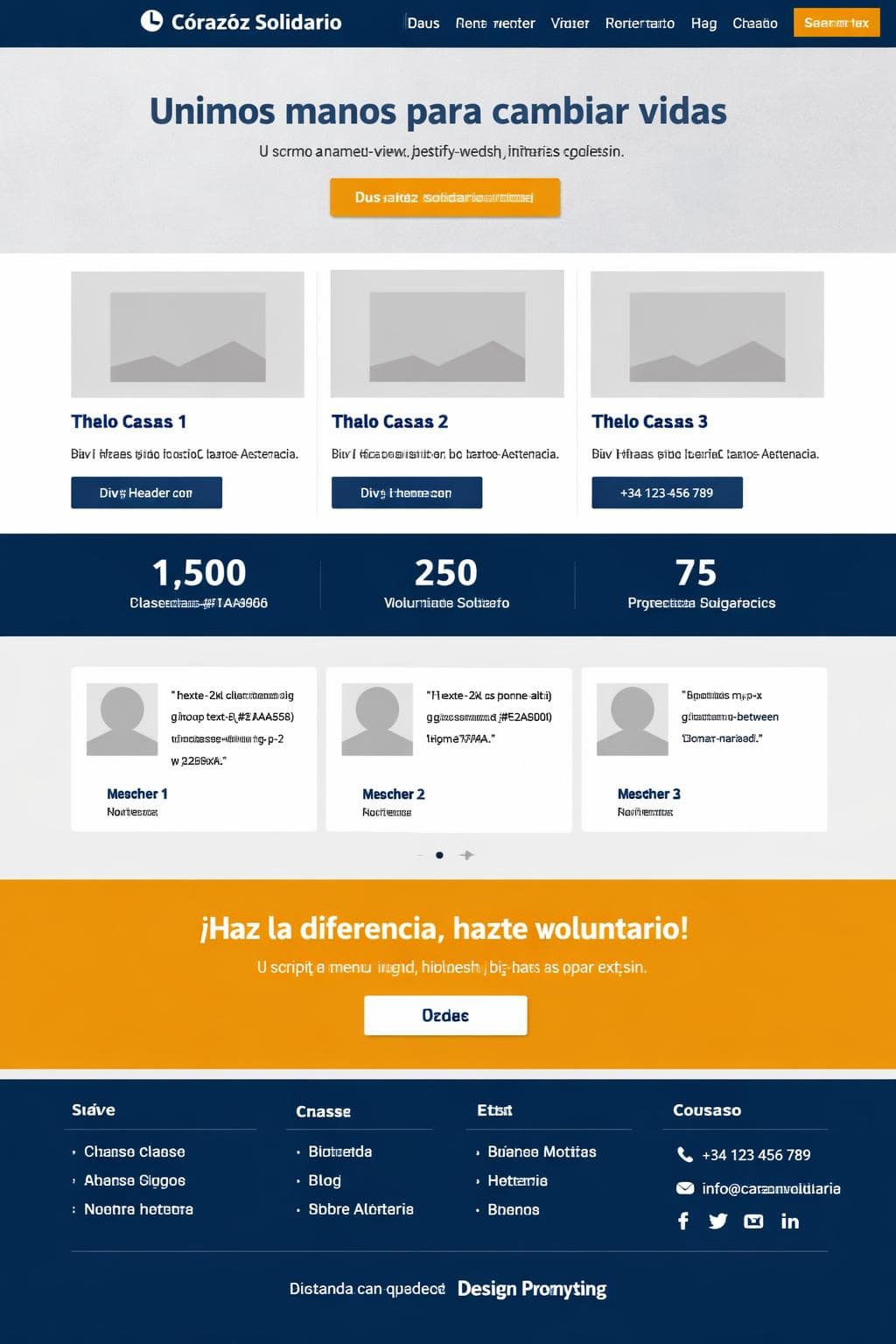 Campus Orion — vista previa del theme