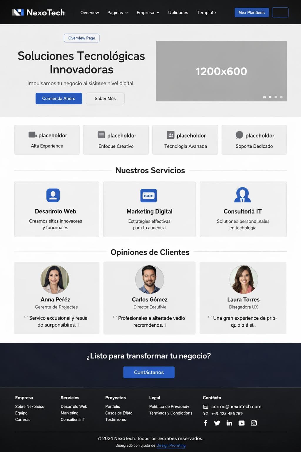 Campus Roble — vista previa del theme