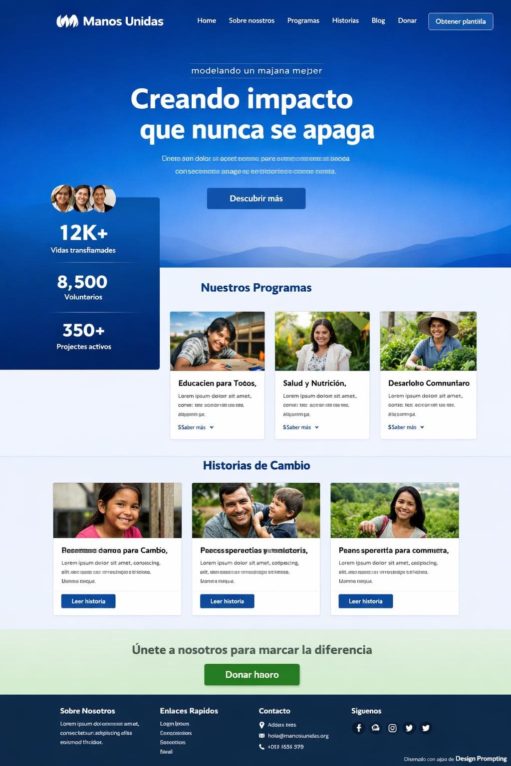 Campus Sierra — vista previa del theme
