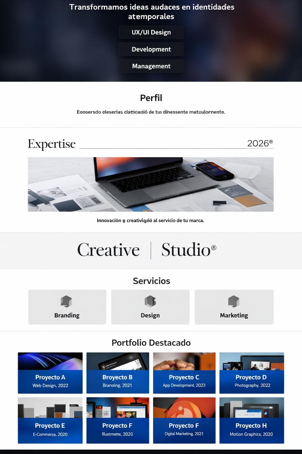Campus Titan — vista previa del theme