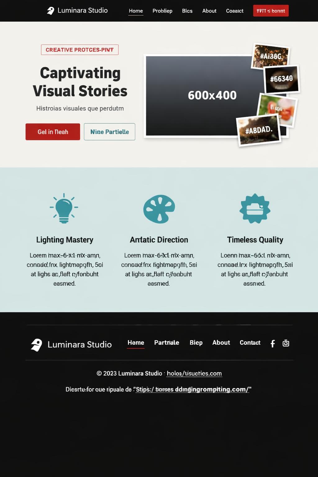 Captura Aurora — vista previa del theme
