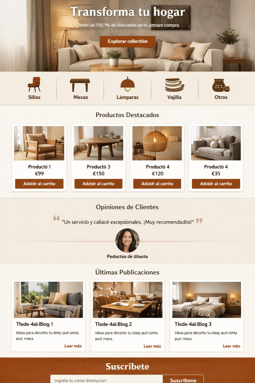 CasaLuz — vista previa del theme
