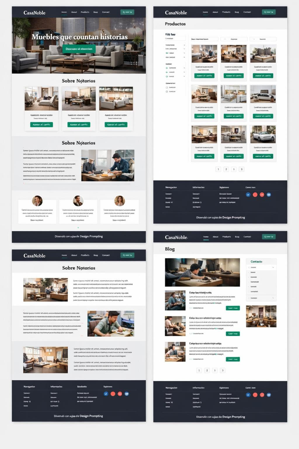 CasaNoble — vista previa del theme