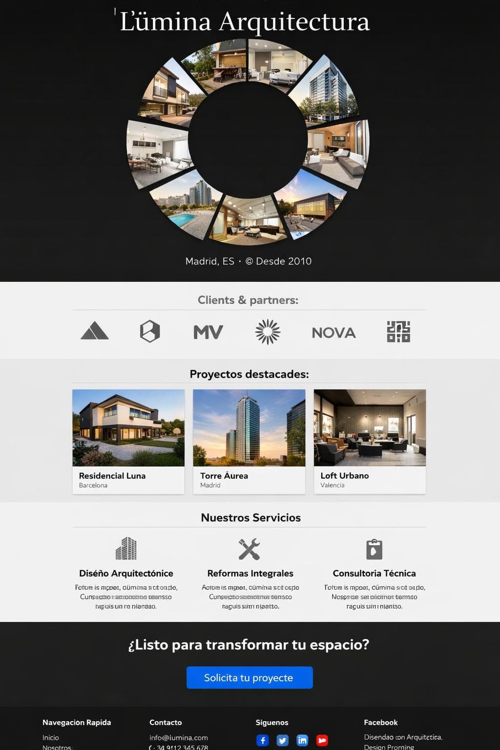 Casas Atlas — vista previa del theme