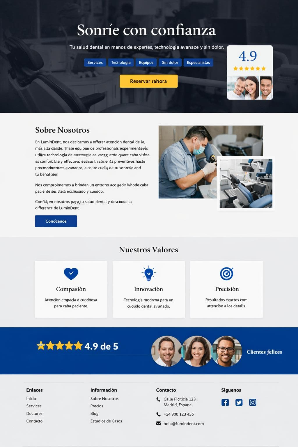 Centro Medico Polar — vista previa del theme