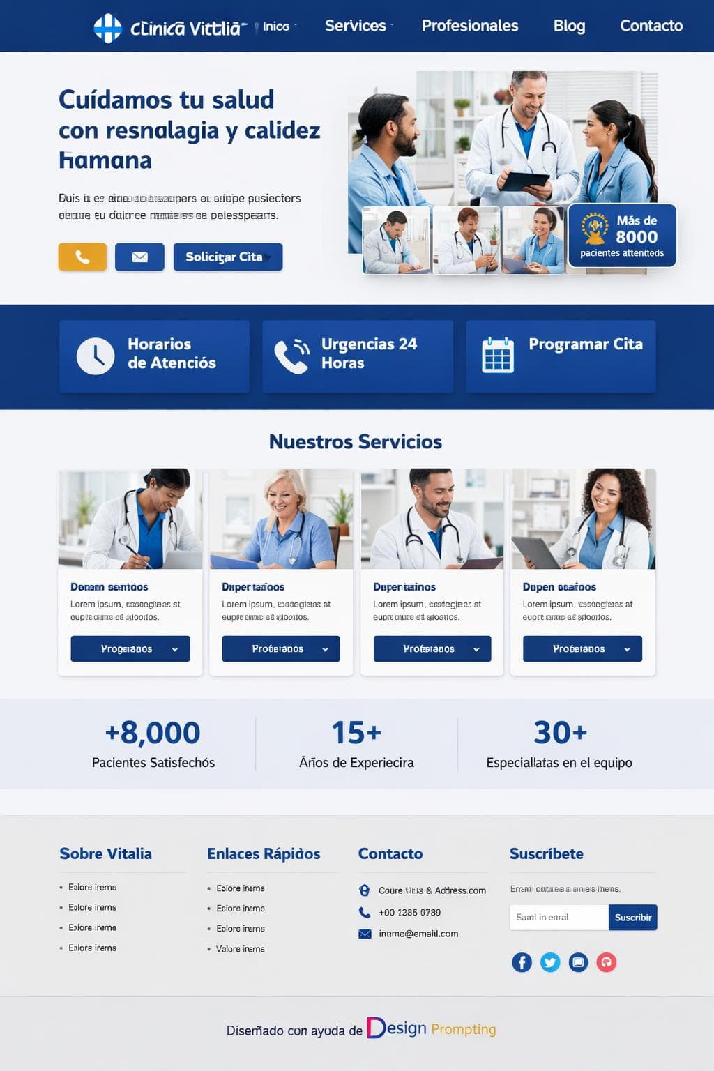 Centro Medico Zenit — vista previa del theme
