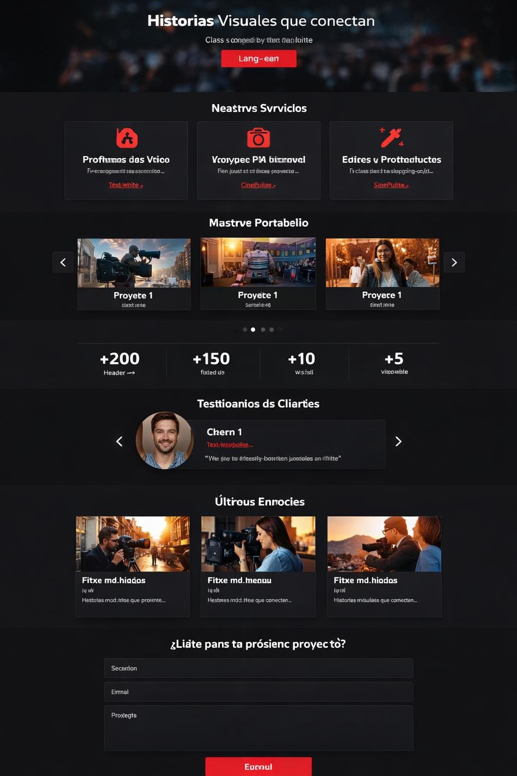 CinePulse Media — vista previa del theme