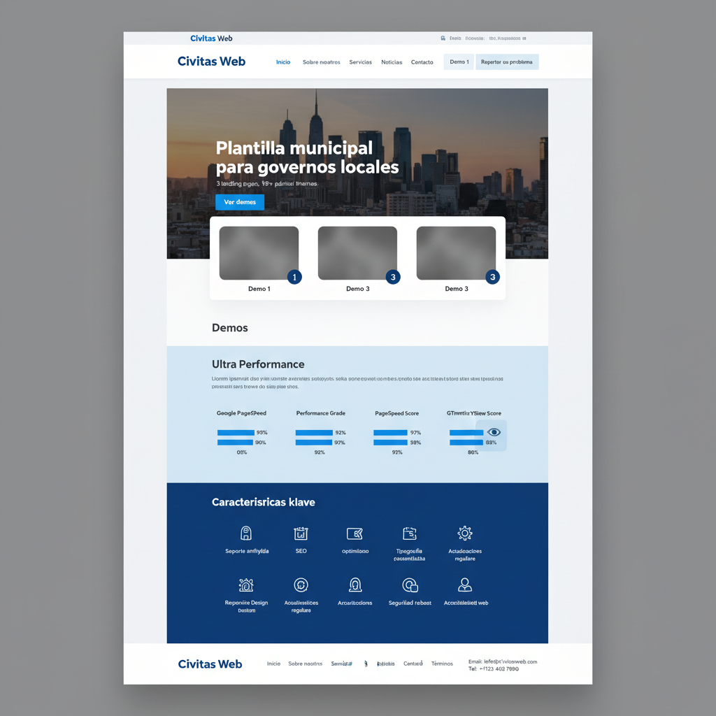 Civitas Web — vista previa del theme