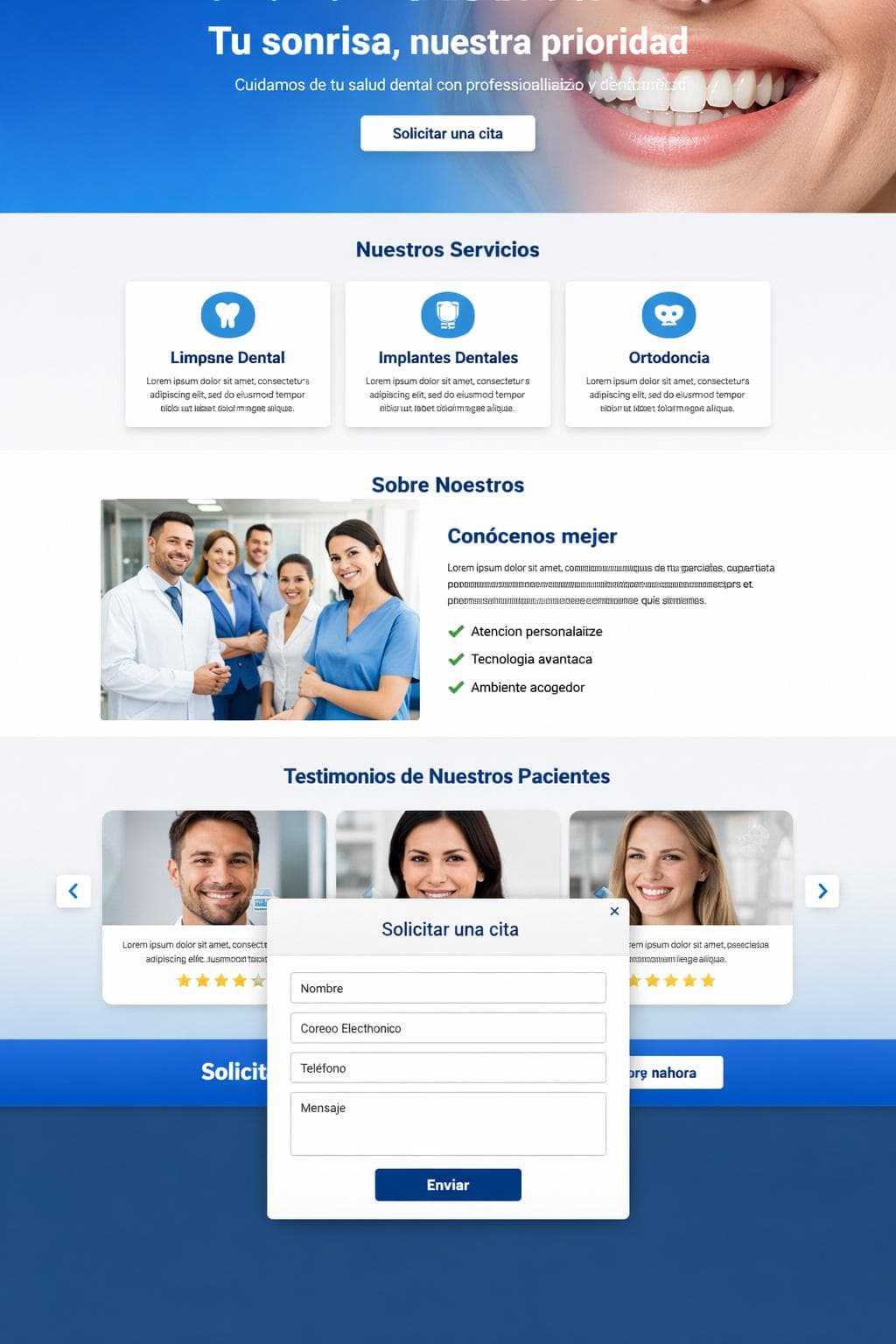 Clínica Atlas — vista previa del theme