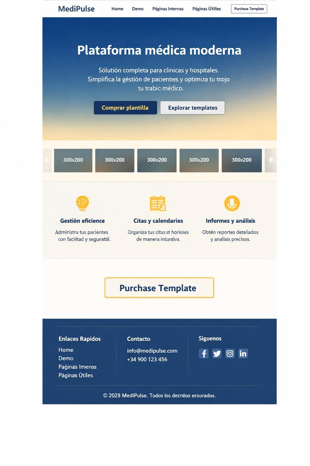 Clínica Boreal — vista previa del theme