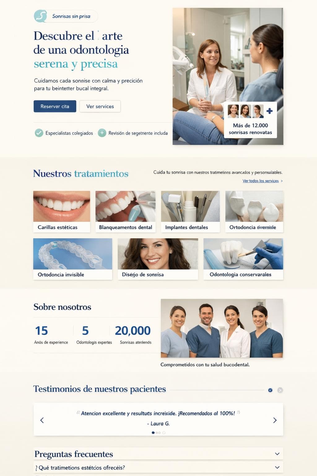 Clínica Marfil Boreal — vista previa del theme