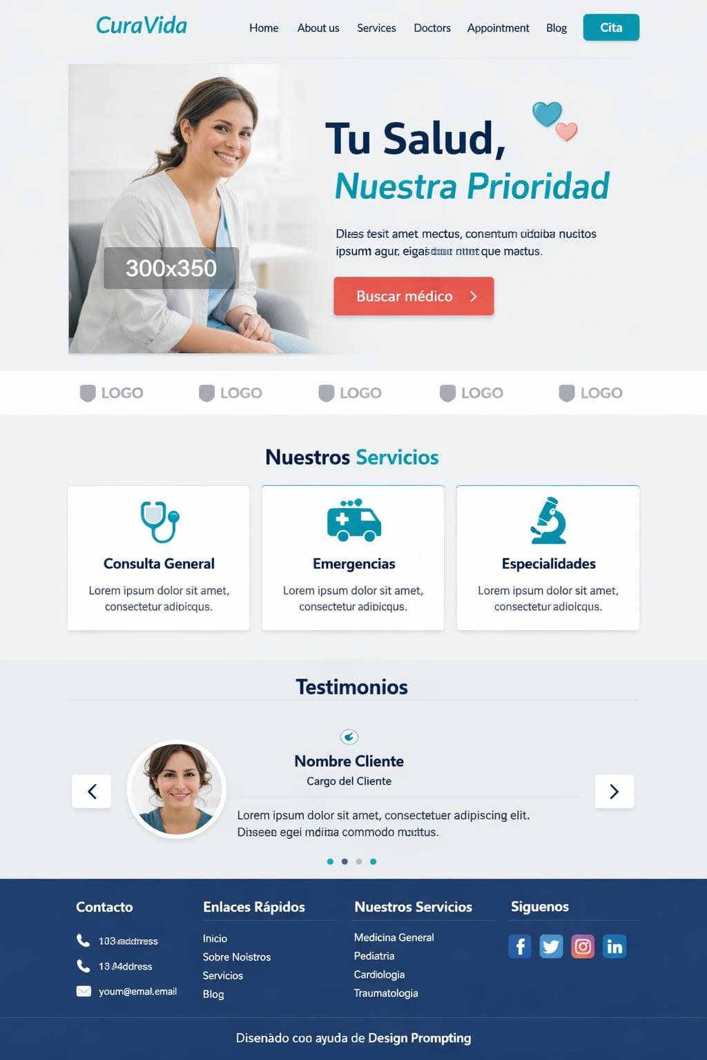 Clínica Orion — vista previa del theme