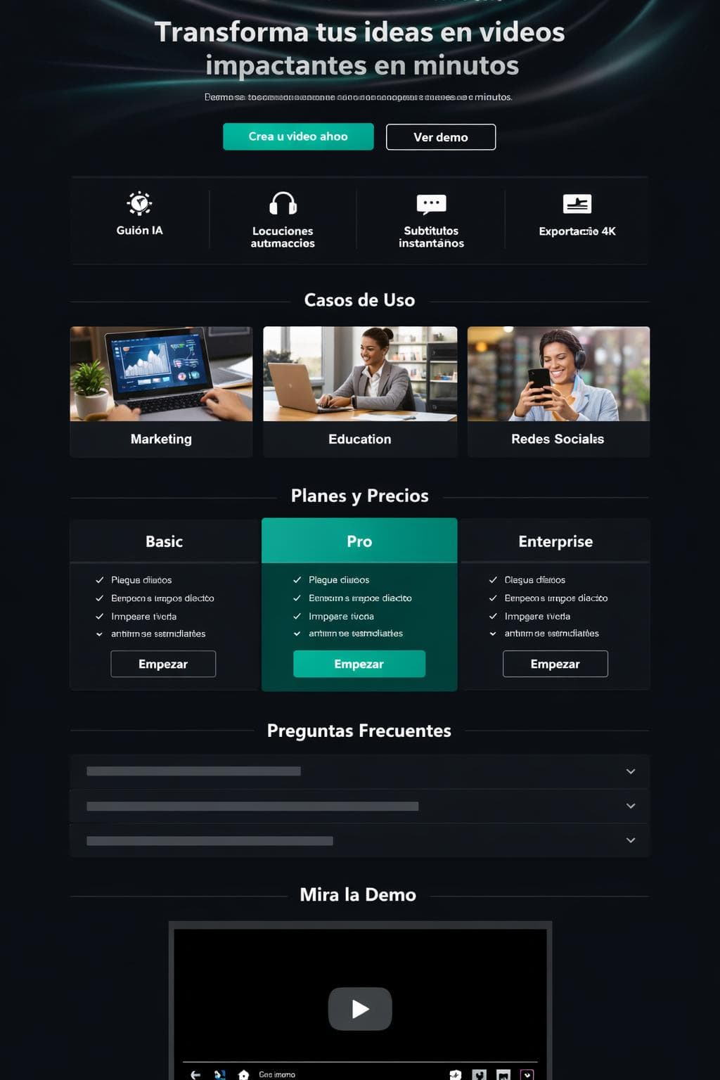 ClipForge — vista previa del theme