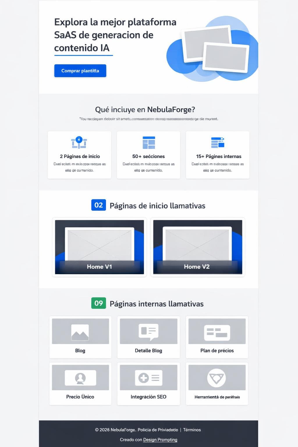 Cloud Austral — vista previa del theme