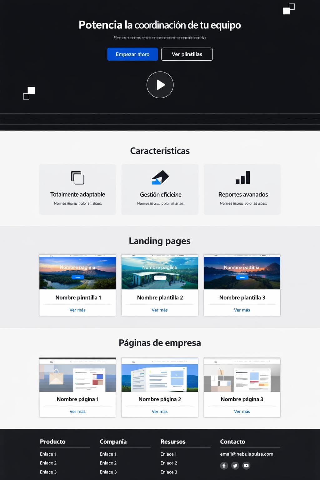 Cloud Coral — vista previa del theme