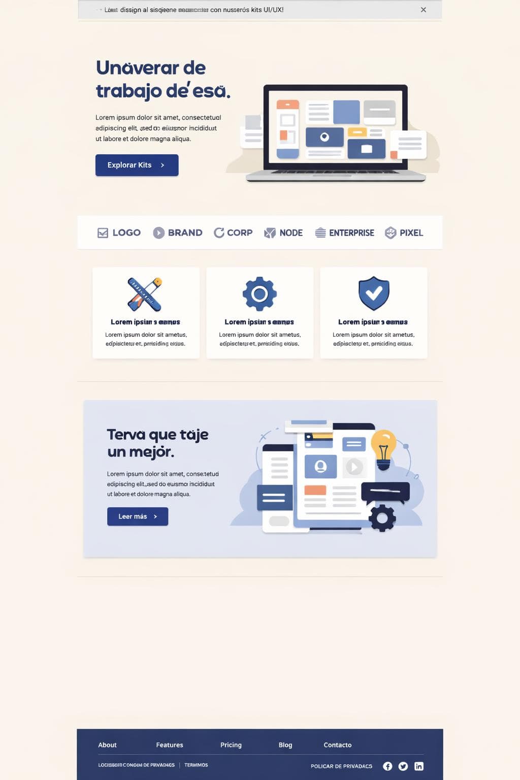 Cloud Orion — vista previa del theme