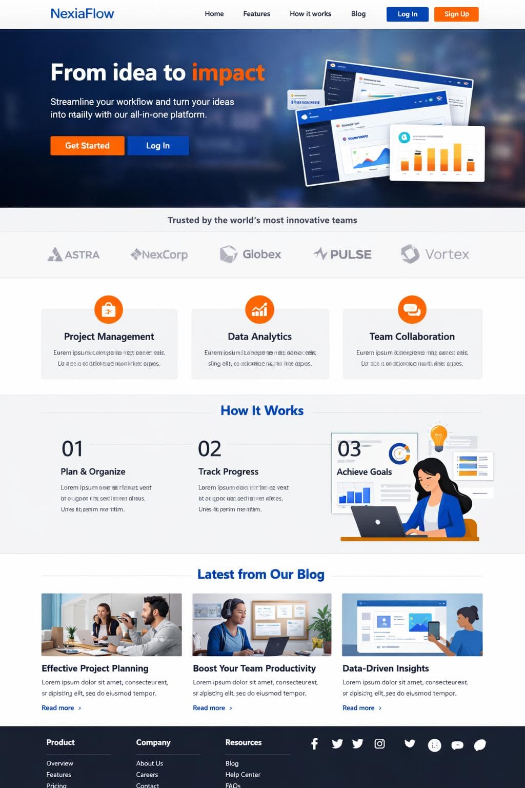 Cloud Titan — vista previa del theme