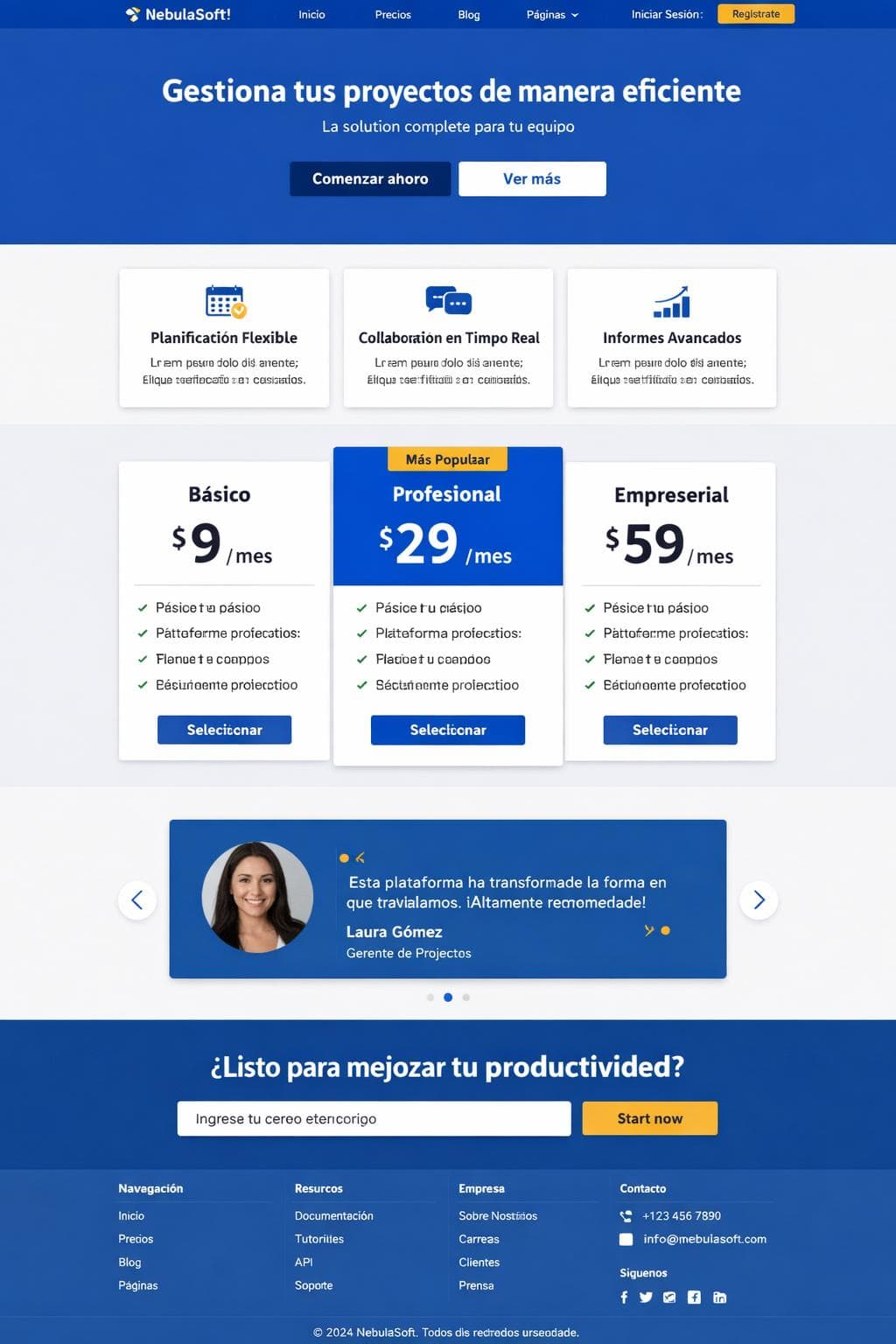 Codigo Cobalto — vista previa del theme