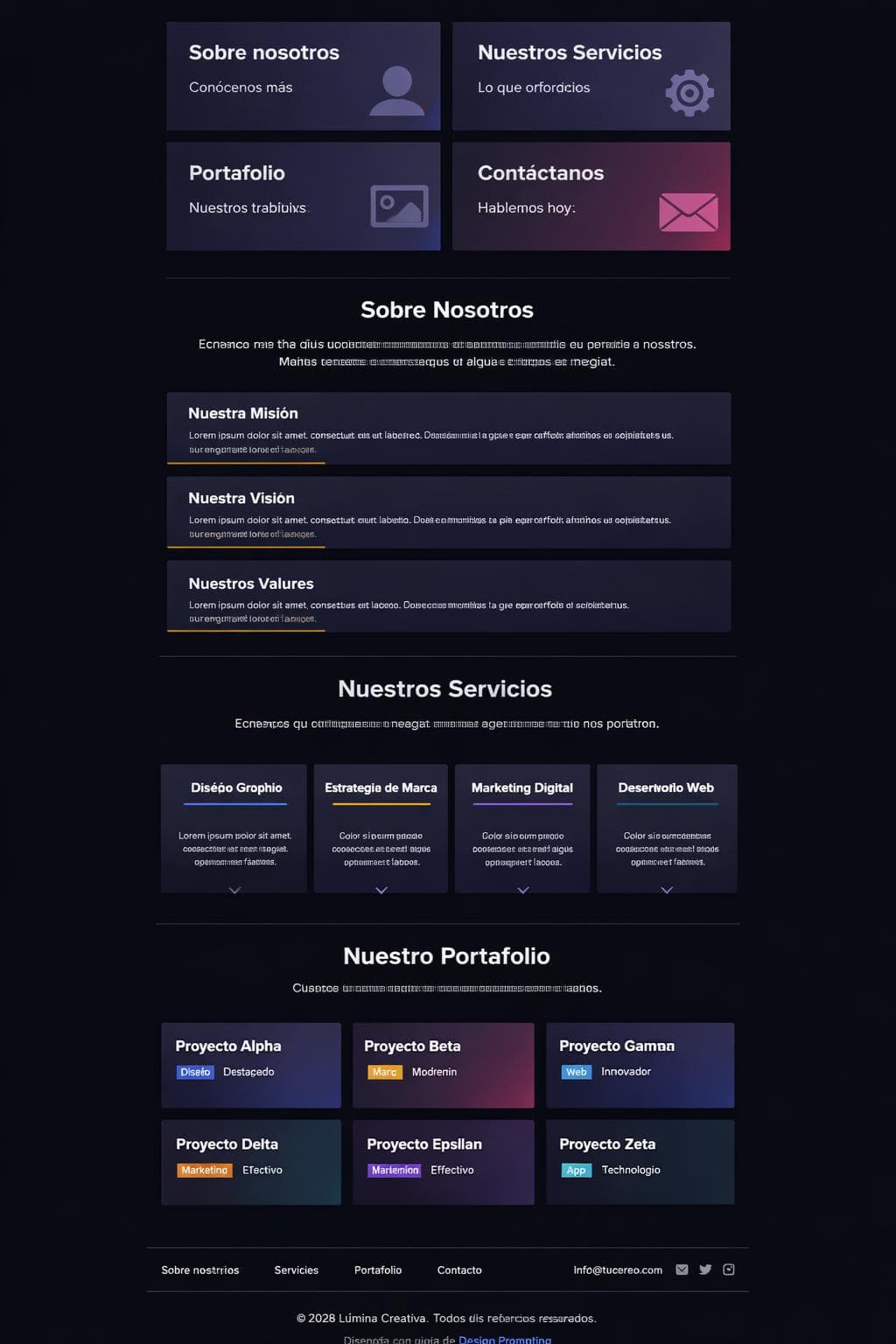Codigo Estribillo — vista previa del theme