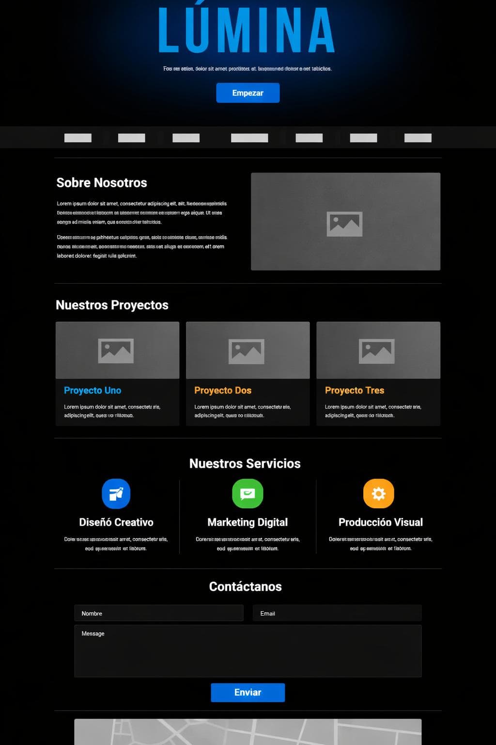 Codigo Orion — vista previa del theme