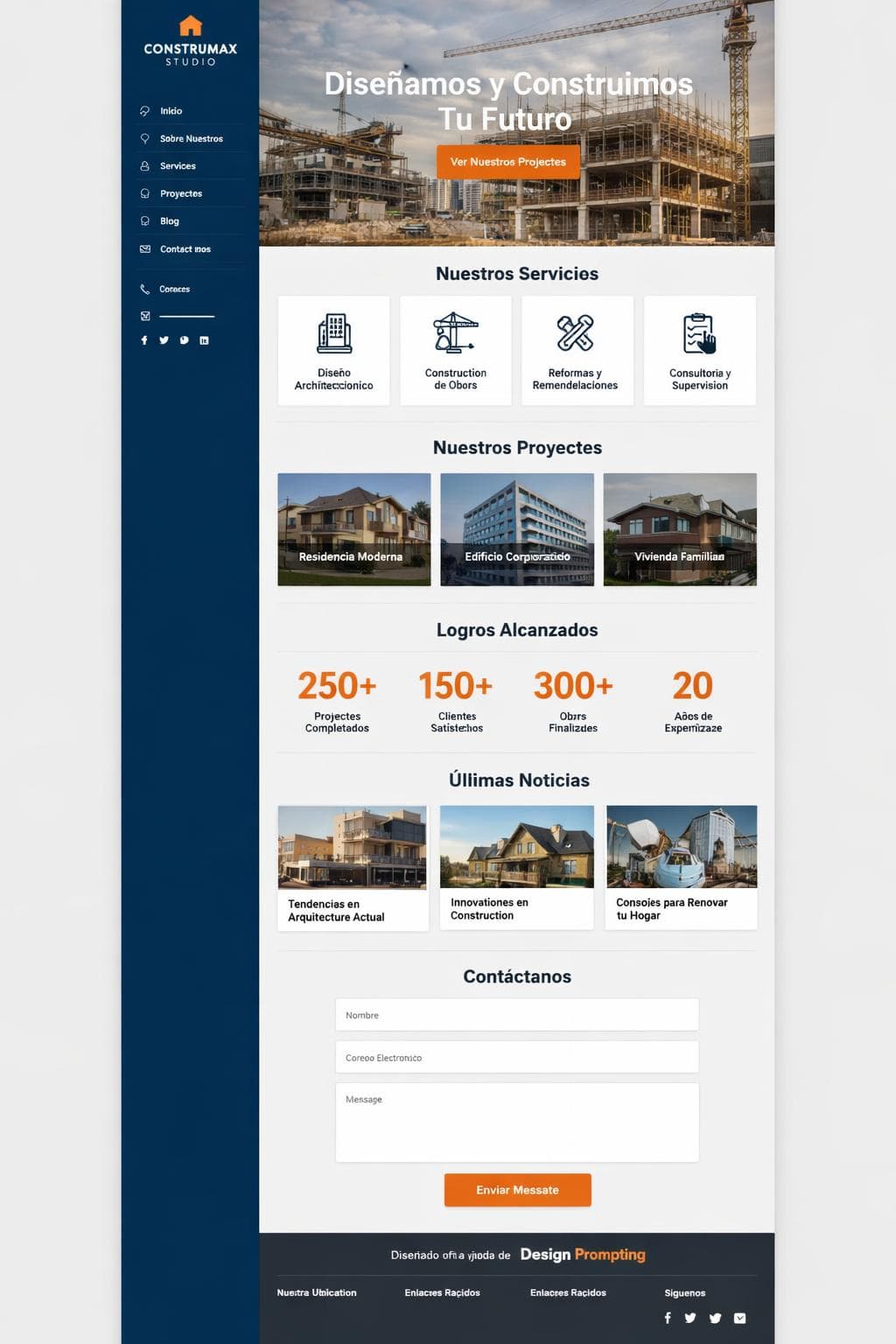 Construmax Studio — vista previa del theme