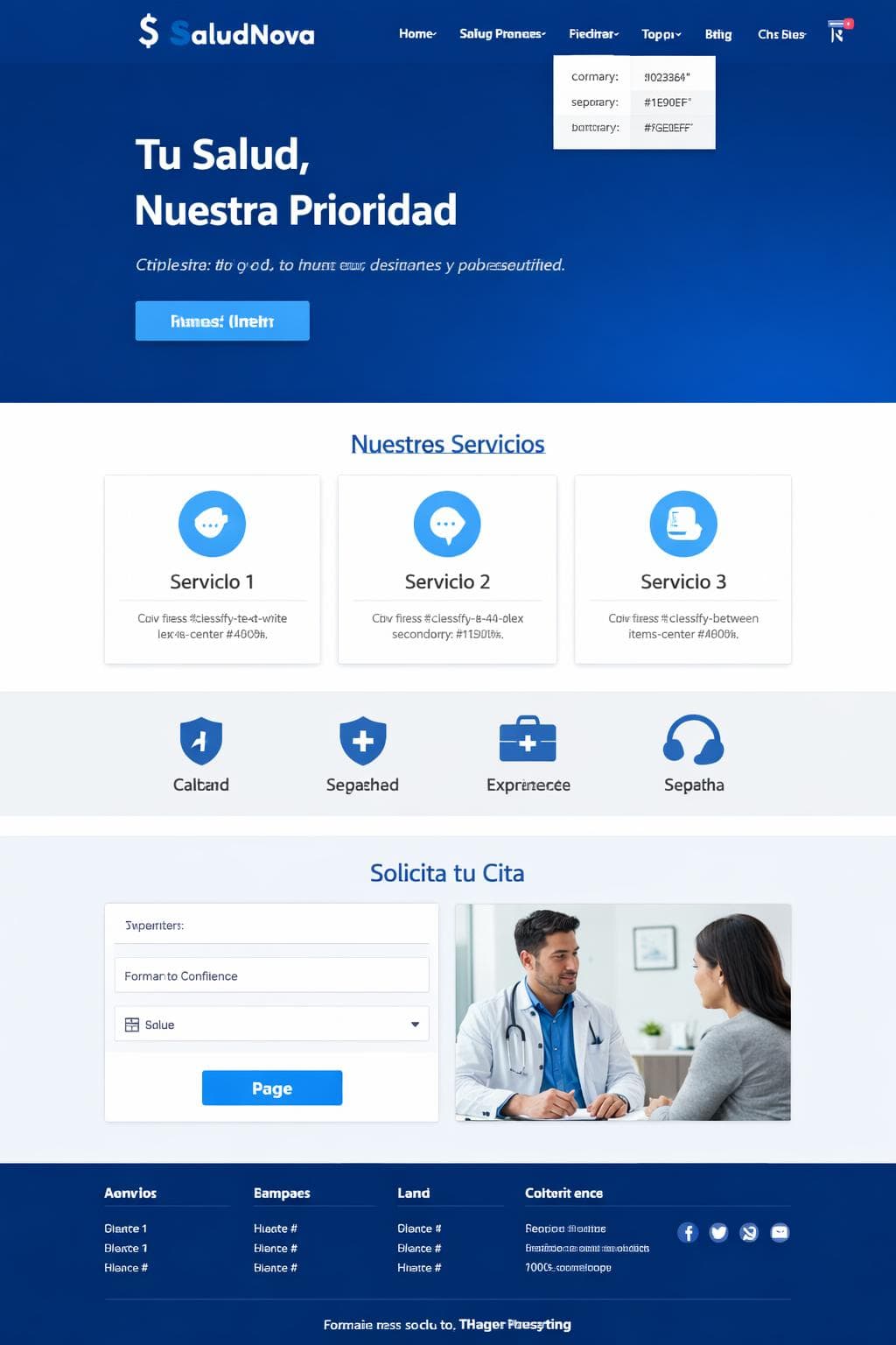 Consulta Boreal — vista previa del theme