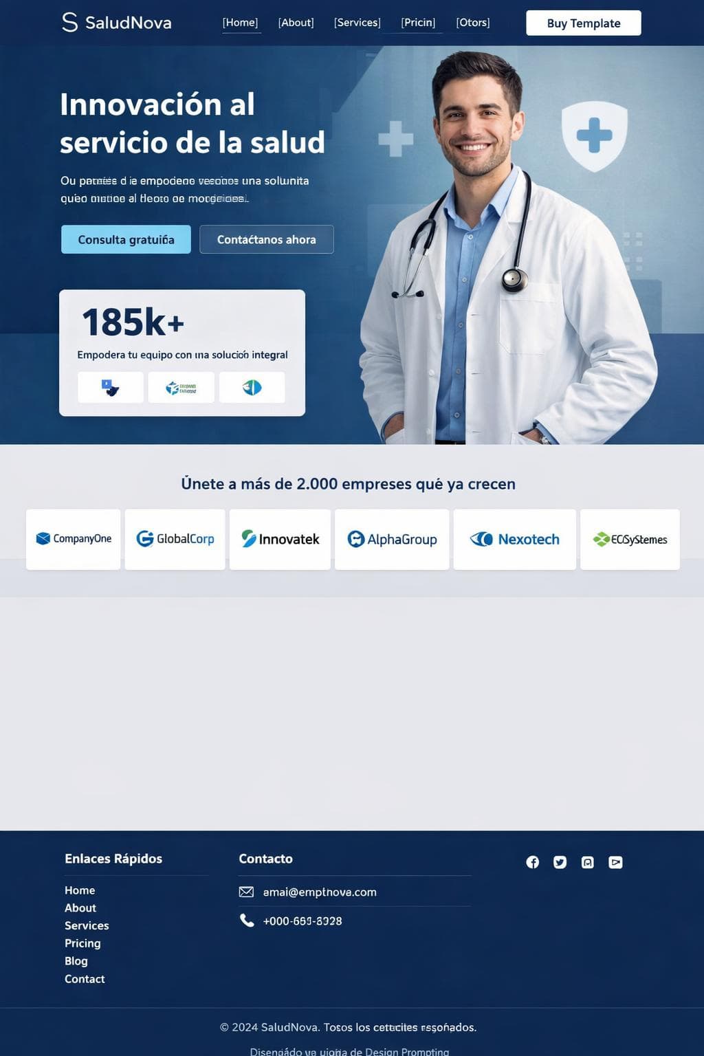 Consulta Jade — vista previa del theme