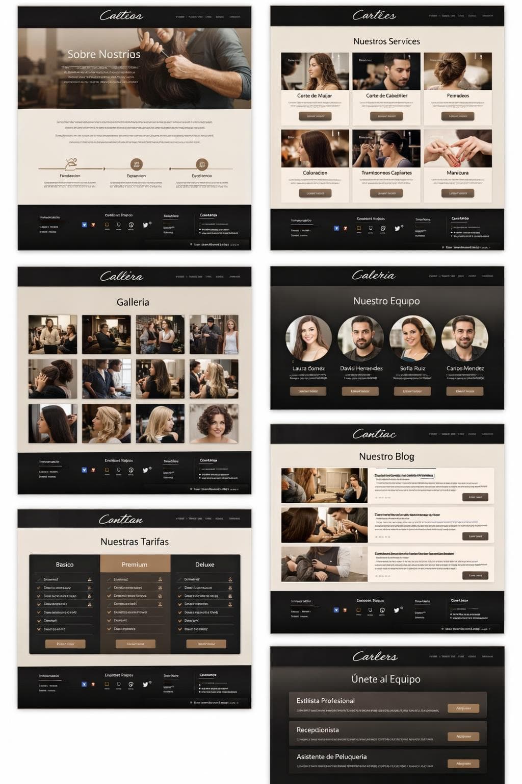 CorteFino — vista previa del theme