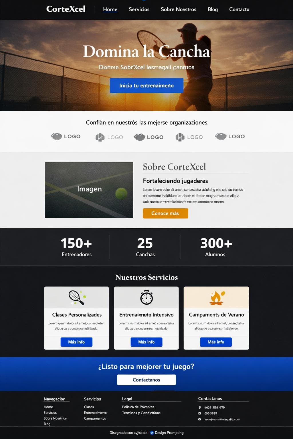 CorteXcel — vista previa del theme