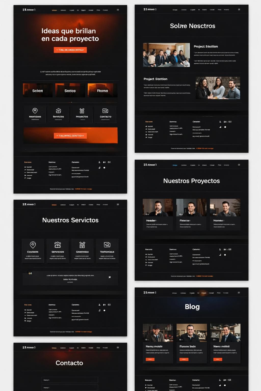 Creador Orion — vista previa del theme