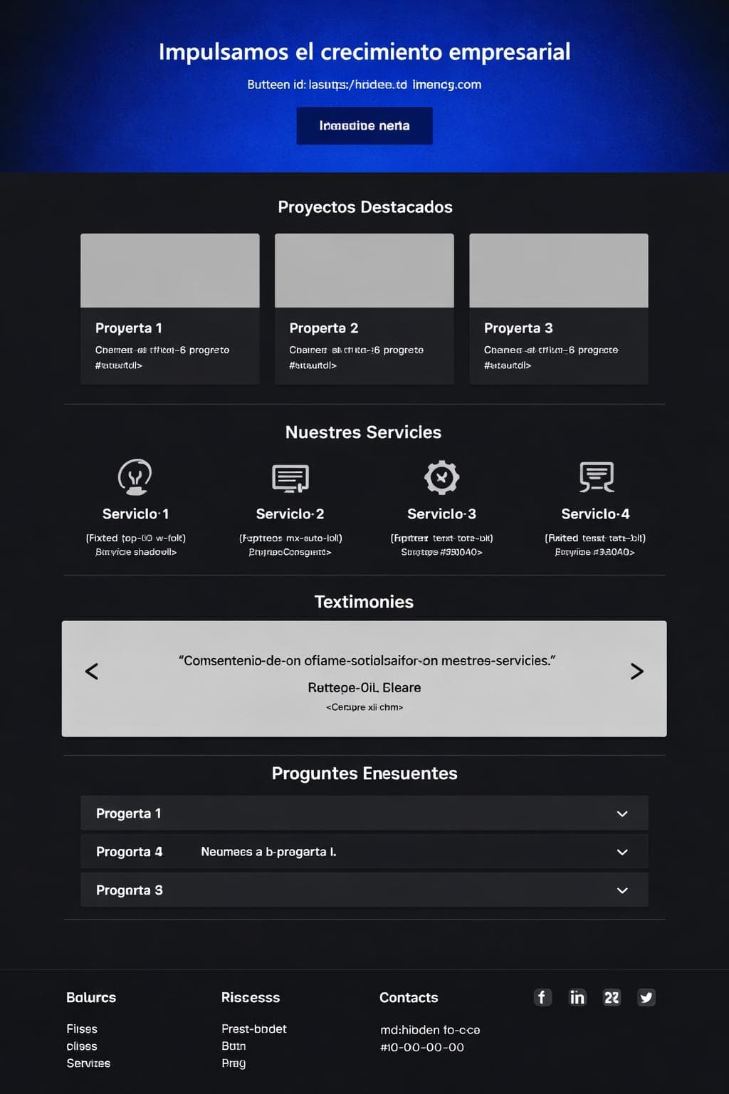 CrestaConsult — vista previa del theme