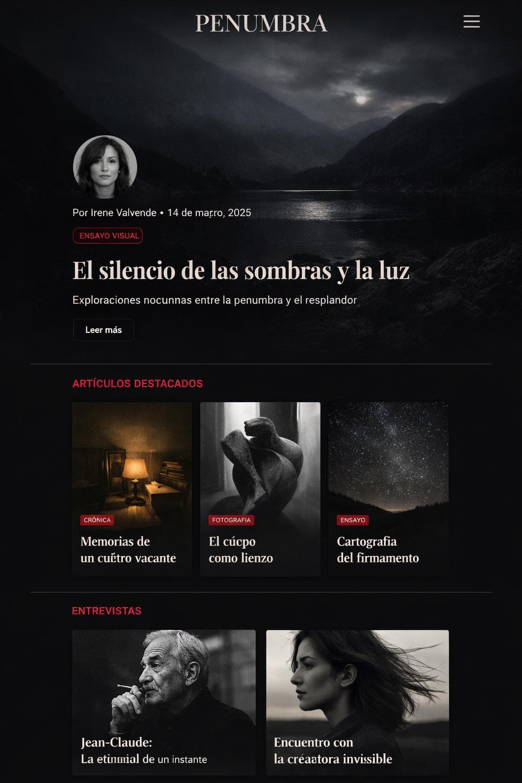 Crónica Zenit — vista previa del theme