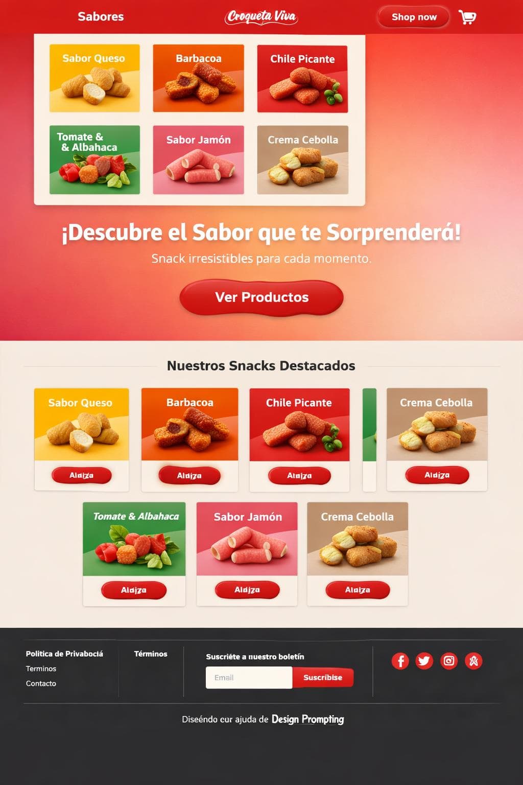 Croqueta Viva — vista previa del theme