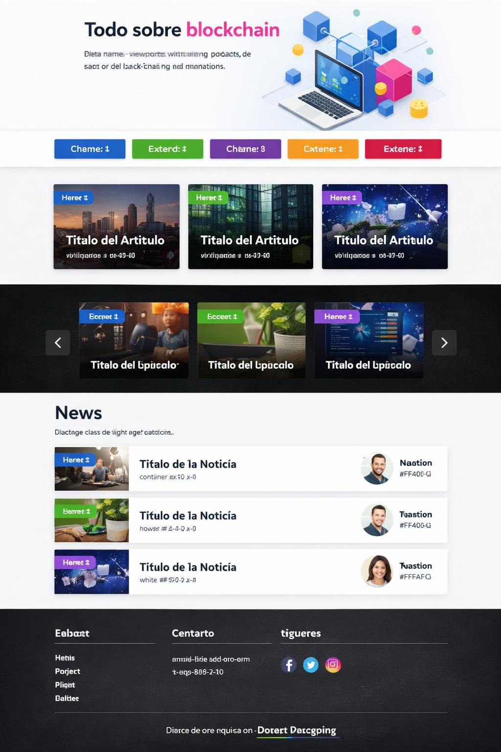 CuboCifra — vista previa del theme