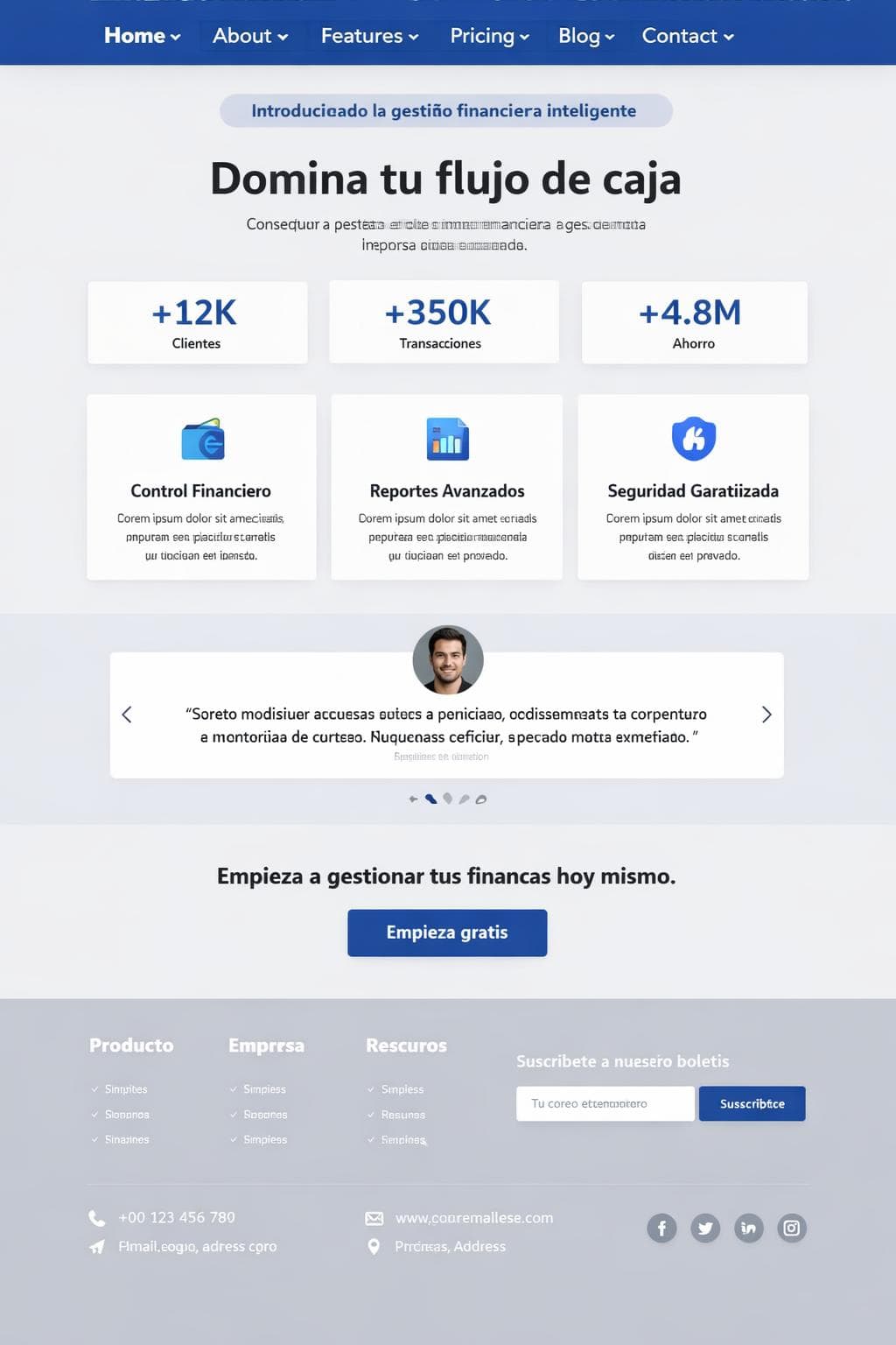 CuentasClaras — vista previa del theme