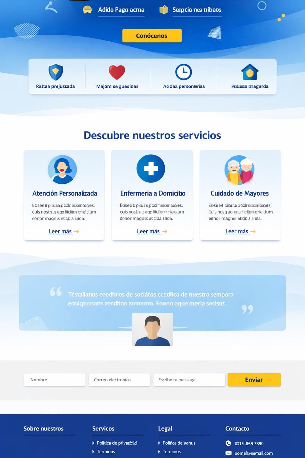 Cuidado Áureo — vista previa del theme