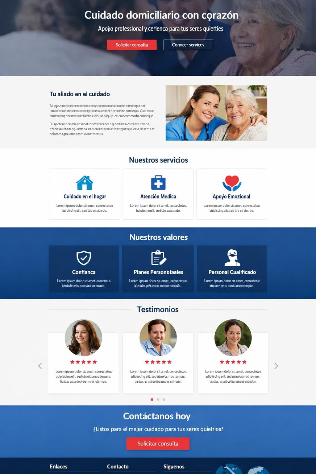 CuidadoSereno — vista previa del theme