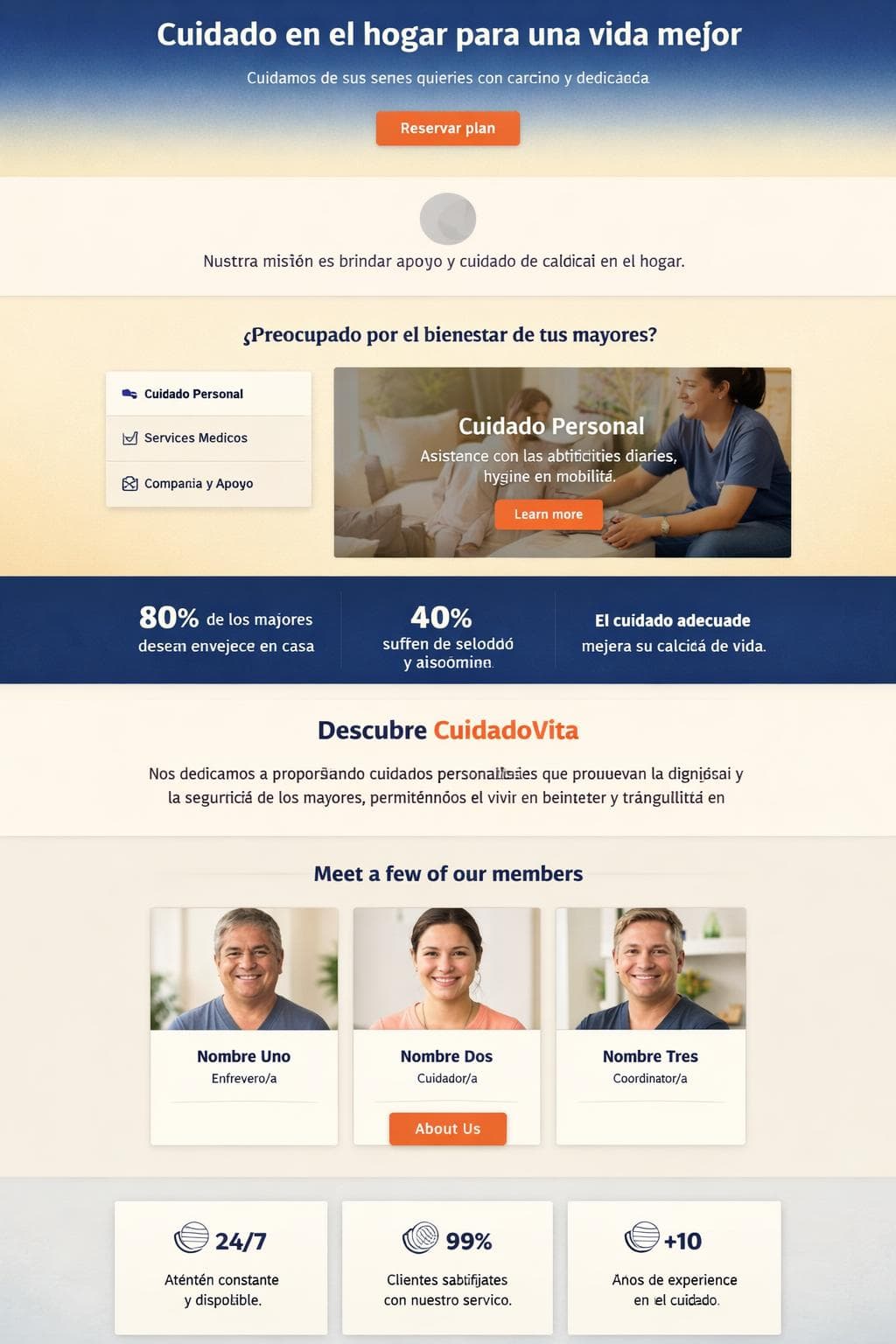 CuidadoVita — vista previa del theme