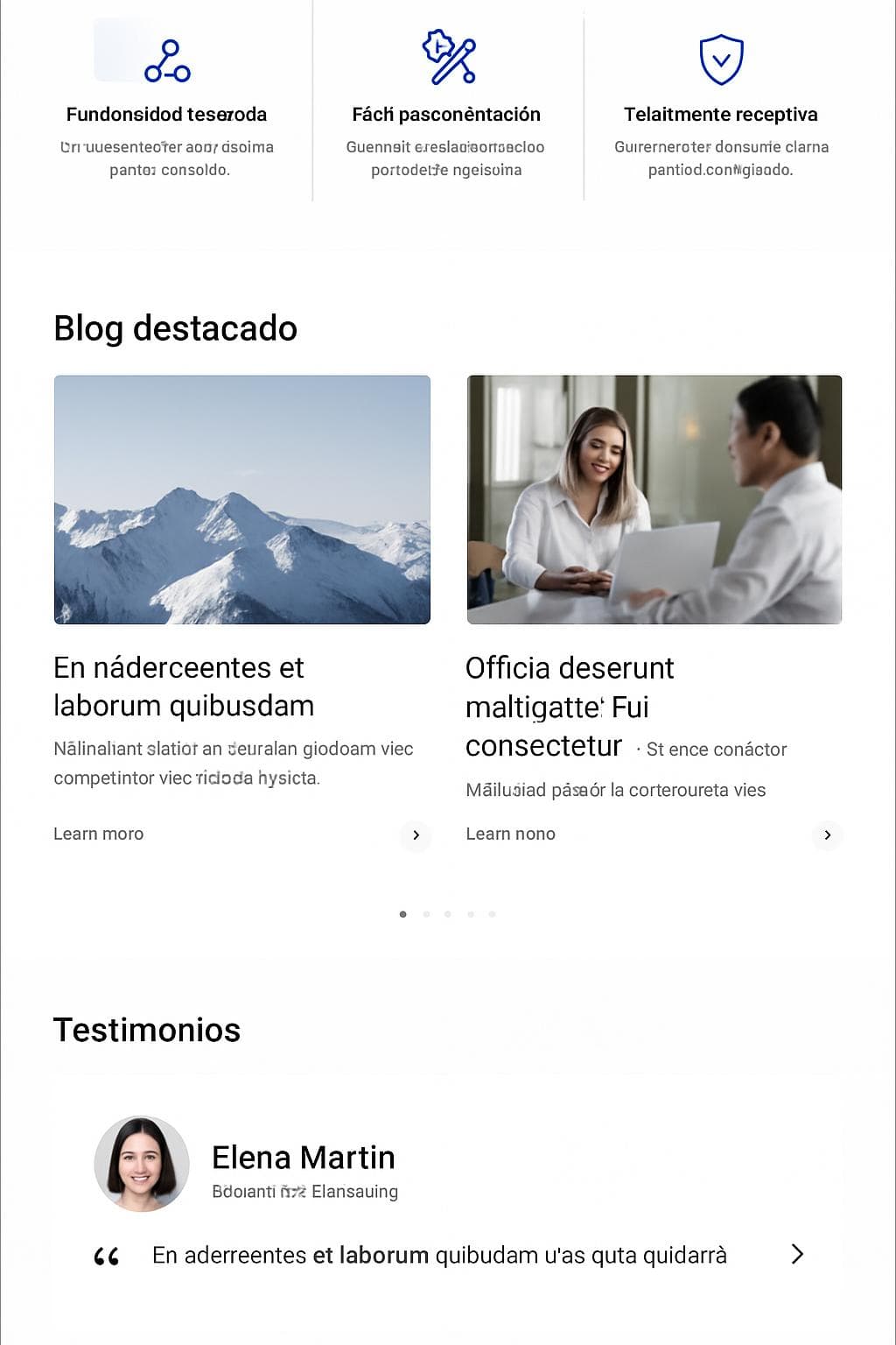 Data Helio — vista previa del theme