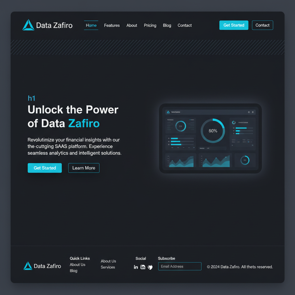 Data Zafiro — vista previa del theme