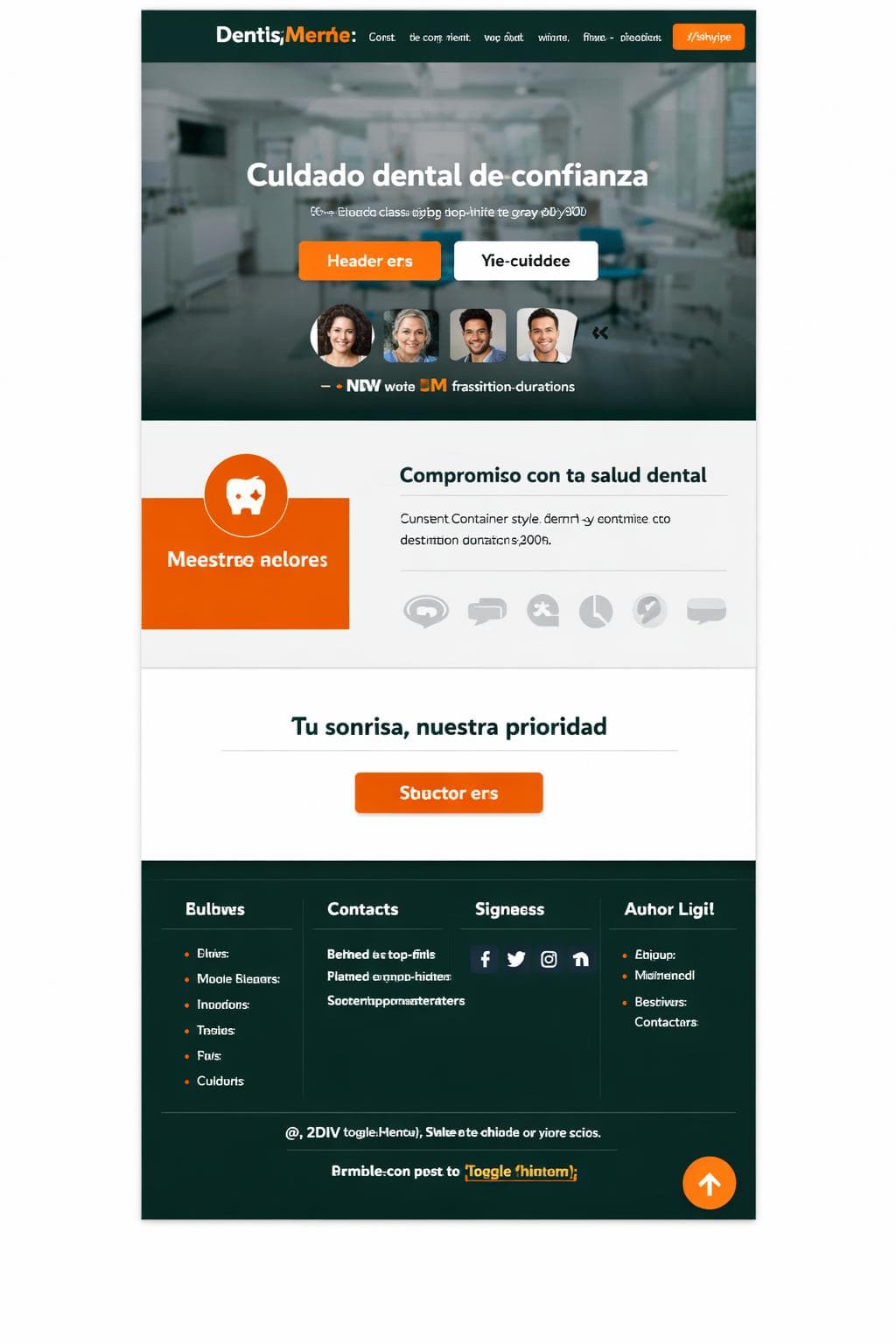 DentisMente — vista previa del theme