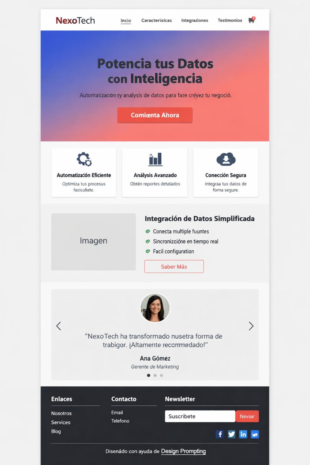 Digital Ónix — vista previa del theme