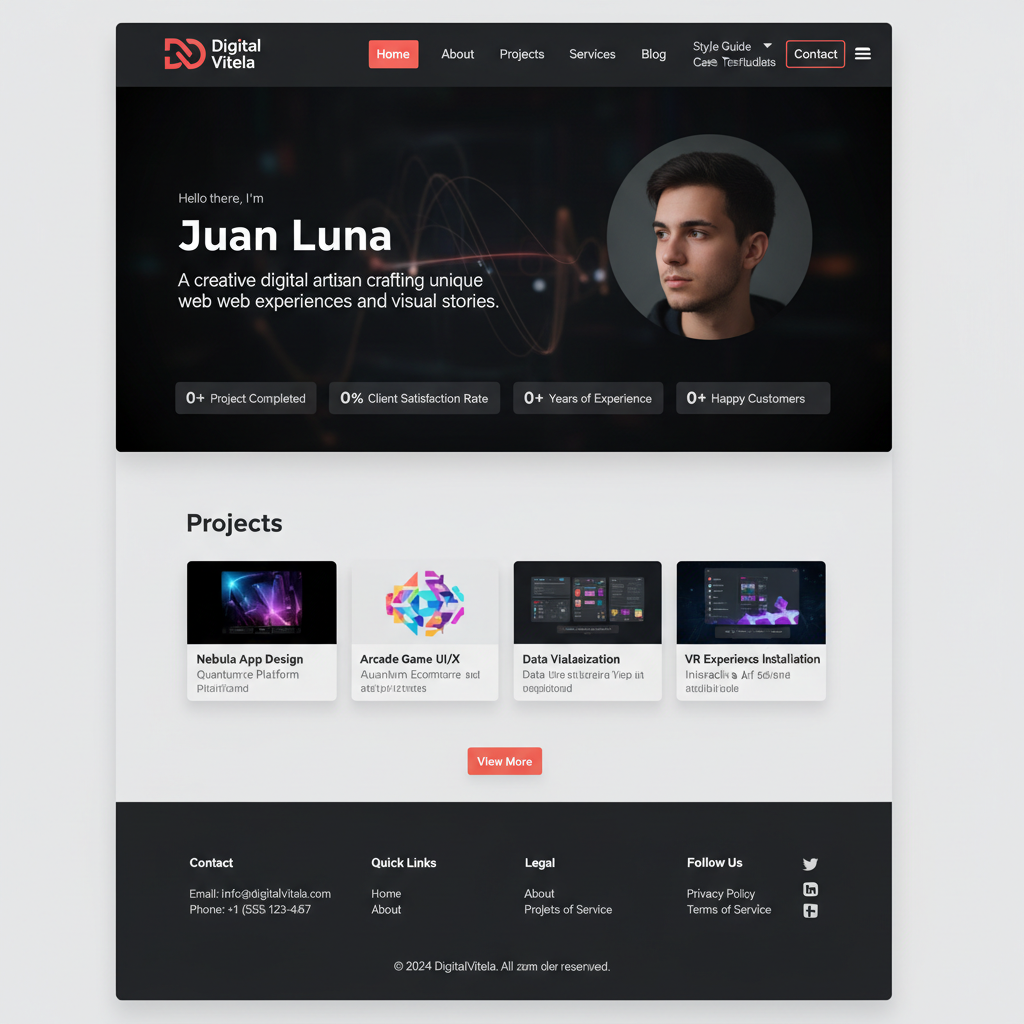 Digital Vitela — vista previa del theme