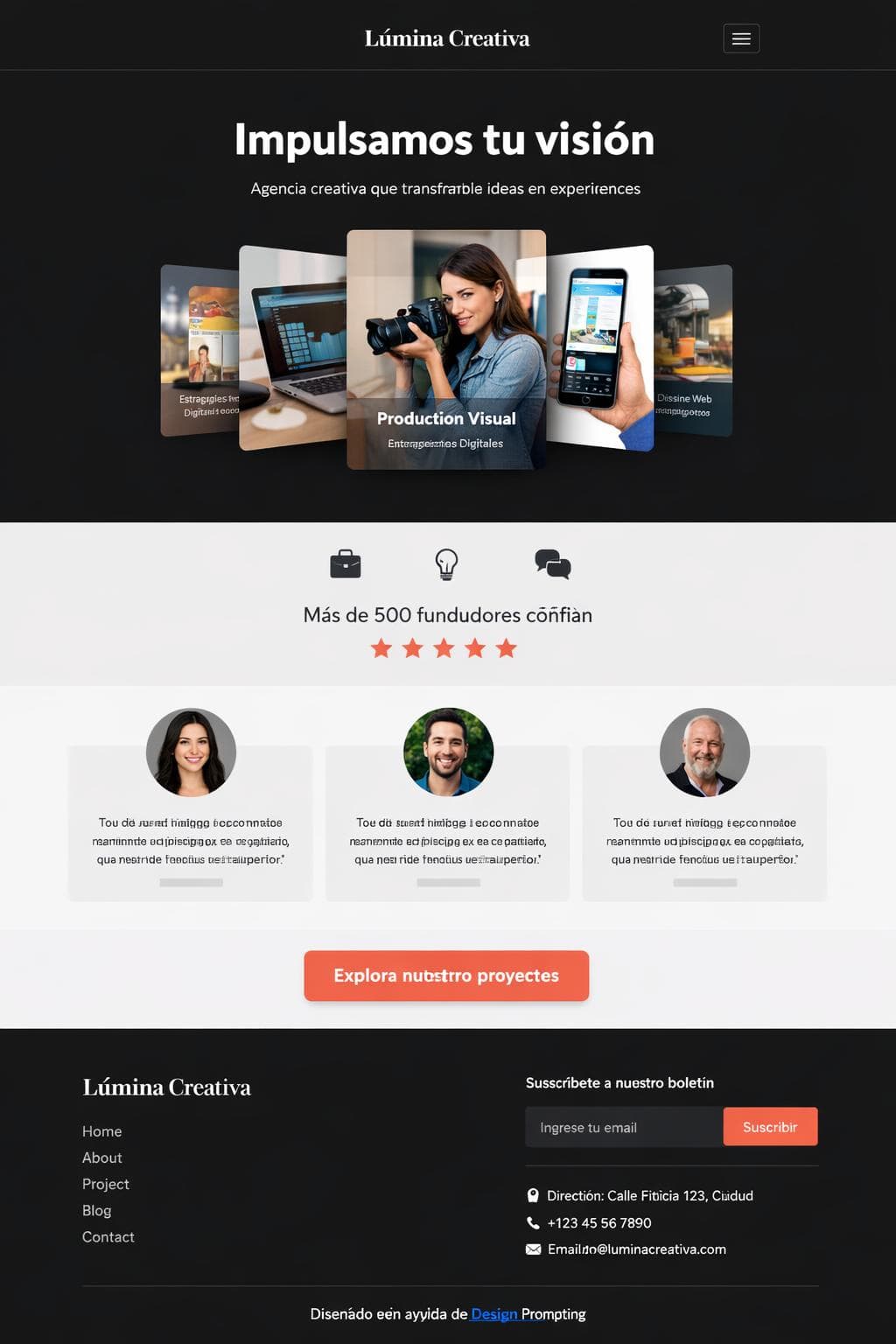 Digital Zenit — vista previa del theme