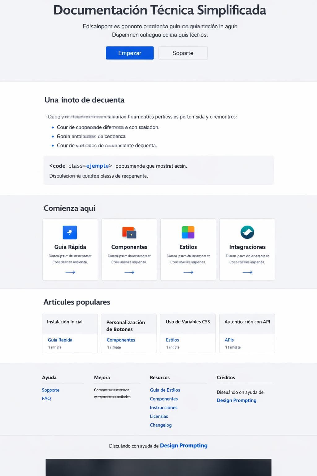 DocuPulse — vista previa del theme