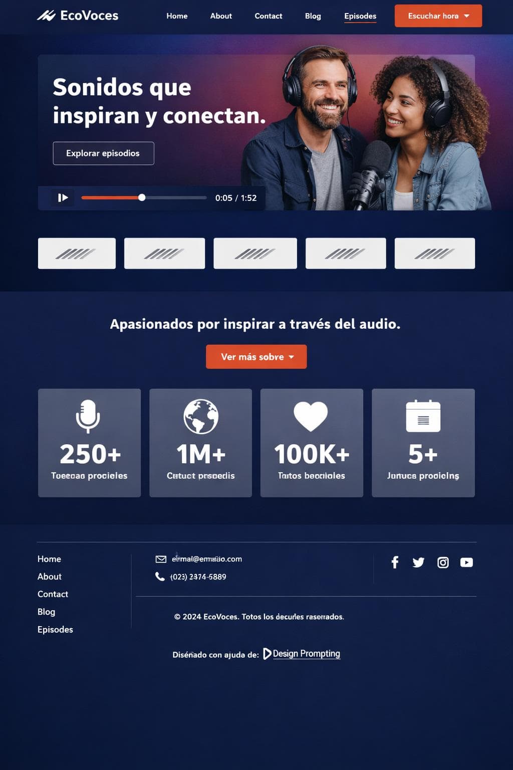 EcoVoces — vista previa del theme