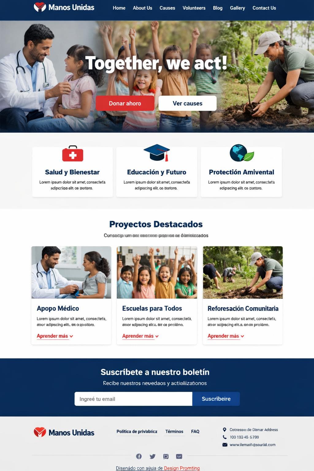 Educa Marea — vista previa del theme