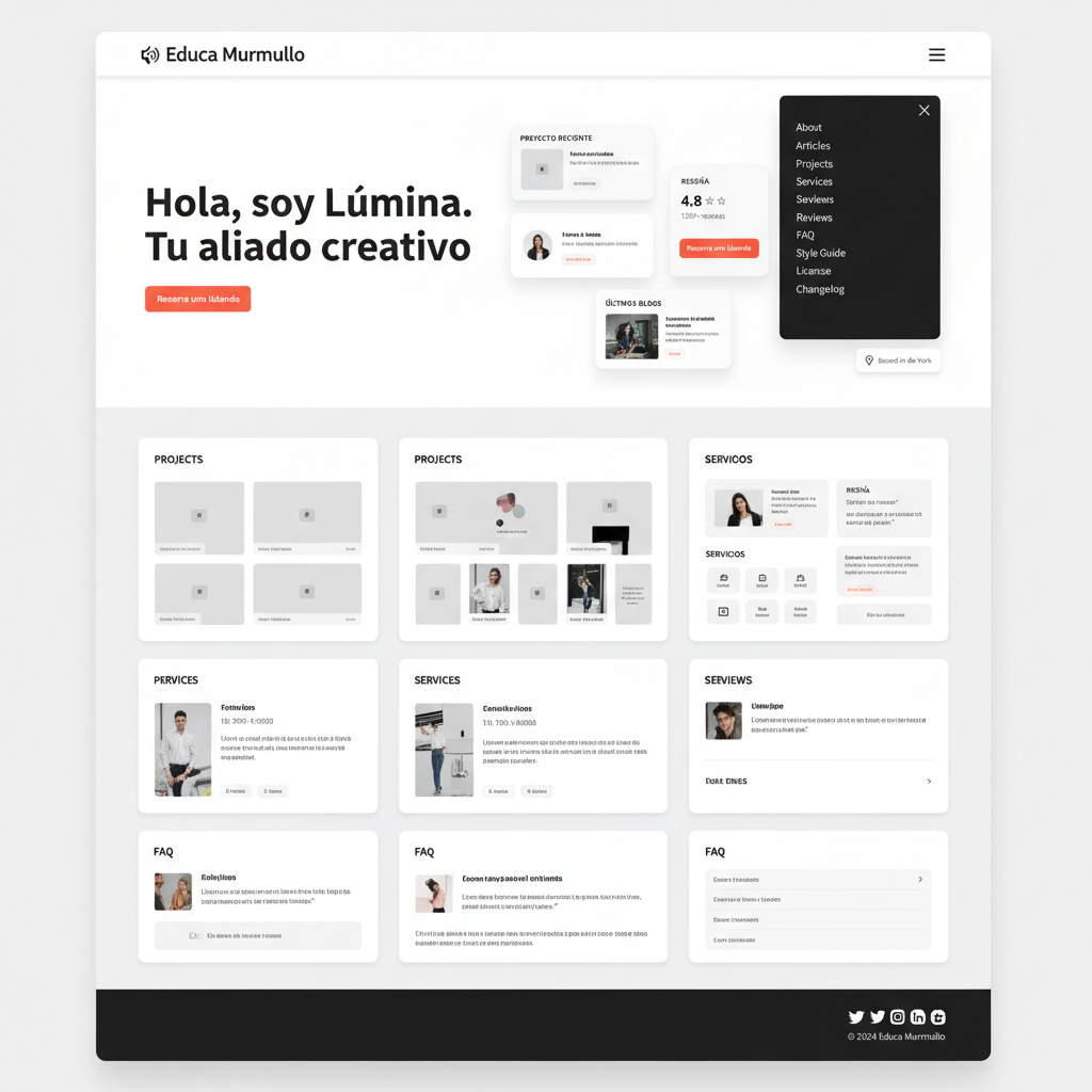 Educa Murmullo — vista previa del theme